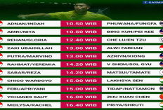 Jadwal Lengkap Round of 16 Macau Open 2025