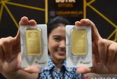 Harga Emas Antam 4 April 2025 : Kembali Turun Rp17.000 Menjadi Rp1,819 Juta per Gram !