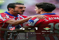 Julian Alvarez Bersinar, Atletico Madrid Libas Real Betis 4-1