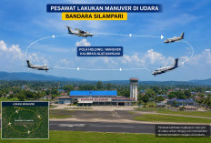 Pesawat Berputar-putar di Langit Bandara Silampari Sempat Bikin Heboh, Ternyata Pesawat Kalibrasi Kementerian