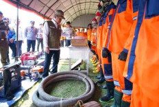 Wabup Ogan Ilir Pimpin Apel Kesiapsiagaan Bencana Asap Karhutla 2025