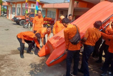 Sigap, BPBD Muba bersama Basarnas Cari 5 Korban Tenggelam Akibat Jembatan Ambruk  di Lalan 