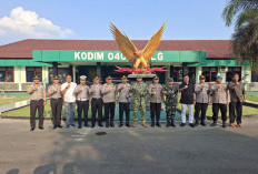 Kapolres Lubuklinggau Sambangi Kodim 0406, Perkuat Sinergi TNI-Polri Jaga Stabilitas Keamanan Daerah