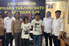 Polsek Tanjung Batu Bekuk Dua Pelaku Transaksi Sabu di Tengah Malam