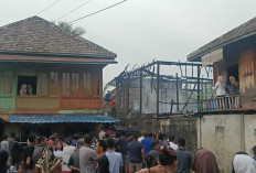 Tukang Bangunan di Mangun Jaya OKI Histeris, Tak Sanggup Melihat Rumahnya Dilahap Si Jago Merah