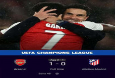 Hasil Semifinal Liga Champions: Arsenal ke Final Singkirkan Atletico 1-0 