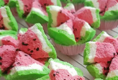 Bolu Kukus Semangka : Kue Tradisional yang Disulap Jadi Karya Seni Kuliner Kekinian