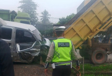 Kecelakaan Beruntun di Jalintim Palembang-Betung : Truk Rem Blong Tabrak 5 Kendaraan !