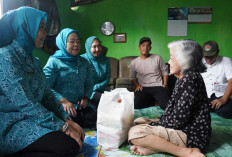 Sentuhan Kepedulian Feby Deru di Talang Kepuh, Bagikan Sembako pada Peringatan HKG PKK