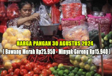 Harga Pangan 30 Agustus 2024 : Bawang Merah Capai Rp25.950 per Kg, Minyak Goreng Turun Jadi Rp Rp15.940 !