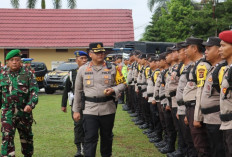 Polres Prabumulih Gelar Apel Pergeseran Pasukan