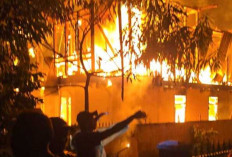 Rumah Kayu di KPR OKU Terbakar, Tidak ada Korban Jiwa