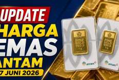 Cek Harga Emas Antam Hari Ini, 17 Juni 2026: Naik Rp4.000, Kini Tembus Rp2,733 Juta per Gram