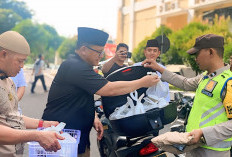 Polres OKU Bagikan 1.010 Kantong Daging Kurban