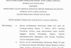 KPU Tetapkan Perolehan Kursi dan Calih, Berikut Daftar Nama Anggota DPRD Kota Lubuklinggau Periode 2024-2029
