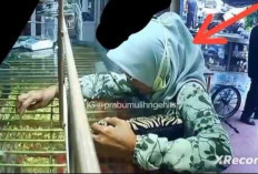 Heboh! Nenek-Nenek Diduga Curi Gelang Emas di Toko Perhiasan Prabumulih, Aksinya Terekam CCTV