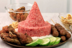 Resep Tumpeng Nasi Merah, Sajian Tradisional Penuh Makna yang Sehat dan Modern