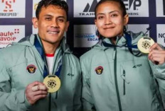 Double Gold Indonesia di World Climbing Chamonix 2026! 