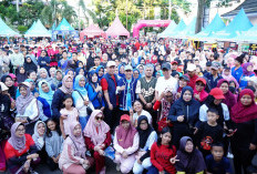 Walikota Ratu Dewa Lepas Ribuan Warga di Roadshow Jalan Sehat PALTV 2026