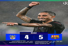 Drama Remontada: Barcelona Bungkam Benfica 5-4 dalam Laga Gila di Lisbon