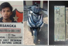 Curi Motor di Muba Warga Kota Jambi diamankan 