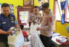 Polres Ogan Ilir Gelar Program Makan Siang Bergizi di SDN 07 Indralaya Utara