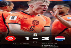 Piala Dunia 2026: Belanda Bungkam Tunisia 3-1 ! Melaju ke Babak 32 