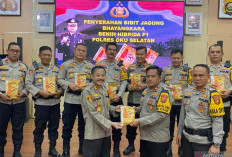 Polres OKU Selatan Salurkan 100 Kg Bibit Jagung : Dorong Swasembada Pangan Lokal