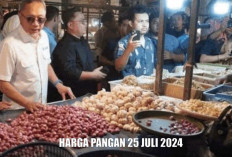 Harga Pangan 25 Juli 2024 : Mayoritas Komoditas Mengalami Penurunan, Cabai Merah Keriting Rp30.570 per Kg !