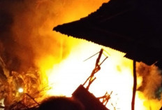 Rumah Kosong Ditinggal 4 Tahun Habis Dilalap Api