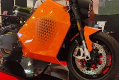 Davinci Café Racer Elektrik : Motor Listrik Berteknologi Tinggi yang Memukau di IMOS 2024   