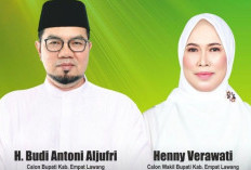 Detik-Detik Akhir Pendaftaran  : Pilkada Empat Lawang  Memanas, HBA-Henny Menantang Petahana Joncik-Arifai !