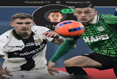 Hasil Sassuolo vs Parma: Sassuolo Gagal Menang Imbangi Parma 1-1 