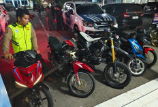 Polres OKU Amankan 37 Unit Sepeda Motor Balap Liar Selama Ramadhan