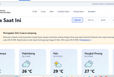 Prakiraan Cuaca BMKG 15 Maret 2025 : Palembang dan Kota Lain di Sumatera Berpotensi Hujan Disertai Petir !