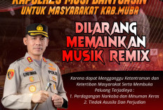 Polres Muba Keluarkan Edaran Larangan Musik Remik  