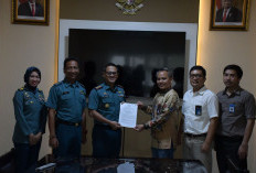 PLN Jalin Sinergi dengan Pangkalan TNI AL Palembang 