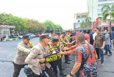 Cek Kesiapan Personel Menghadapi Pilkada : Polres Prabumulih Gelar Sispamkota !