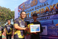 Hari Bhayangkara ke-80, Polres Prabumulih Gelar Turnamen Tenis Kapolres Cup dan Salurkan Bantuan Sosial
