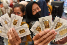 Cek Harga Emas Antam Hari Ini, 13 April 2026: Anjlok Lagi Rp42.000, Kini di Level Rp2,818 Juta per Gram !
