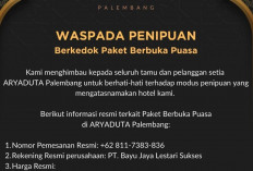 Waspada Penipuan Paket Berbuka Puasa Mengatasnamakan Aryaduta  Palembang  