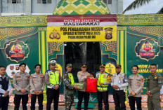 Kapolres OKI Cek Pos Pam Mesuji dan Lempuing : Pantau Arus Mudik