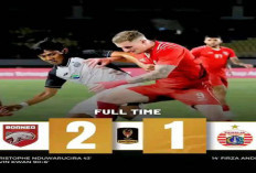 Semifinal Piala Presiden 2024: Borneo FC Menang atas Persija Jakarta 2-1, Dramatis!
