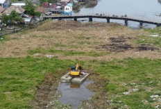PUPR OKI Turunkan Alat Berat, Bersihkan Gulma di Jembatan Belanti