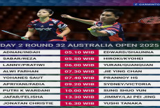 Jadwal Australia Open 2025 Day 2: Putri KW, Jojo, dan Fadia/Apriyani Siap Panaskan Lapangan