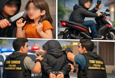 Ancam IRT dengan Pisau dan Rampas Motor serta HP, Sopir Truk asal Lahat Ditangkap Tim Singo Timur