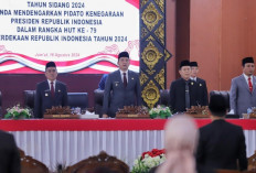 Pimpin Paripurna HUT RI Ke-79 : Suharto Ajak Kenang dan Junjung Tinggi Nilai Perjuangan