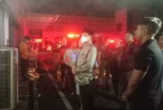 Diduga Korsleting Listrik, Ruang ULP Pemkab Muara Enim Terbakar