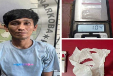 Kedapatan Simpan 1,04 Gram Sabu, Seorang Pria Asal 15 Ulu Palembang Ditangkap  di Jalan Bukit Lebar Prabumulih