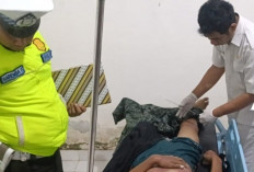 Pegawai Swasta Tewas Usai Motor Bersenggolan dengan Truk di Jalintim Muba